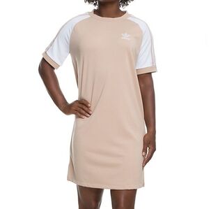 adidas original Women’s Raglan Dress Beige & White